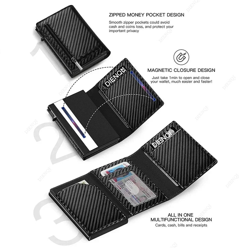 Stylish Carbon Wallet for Men